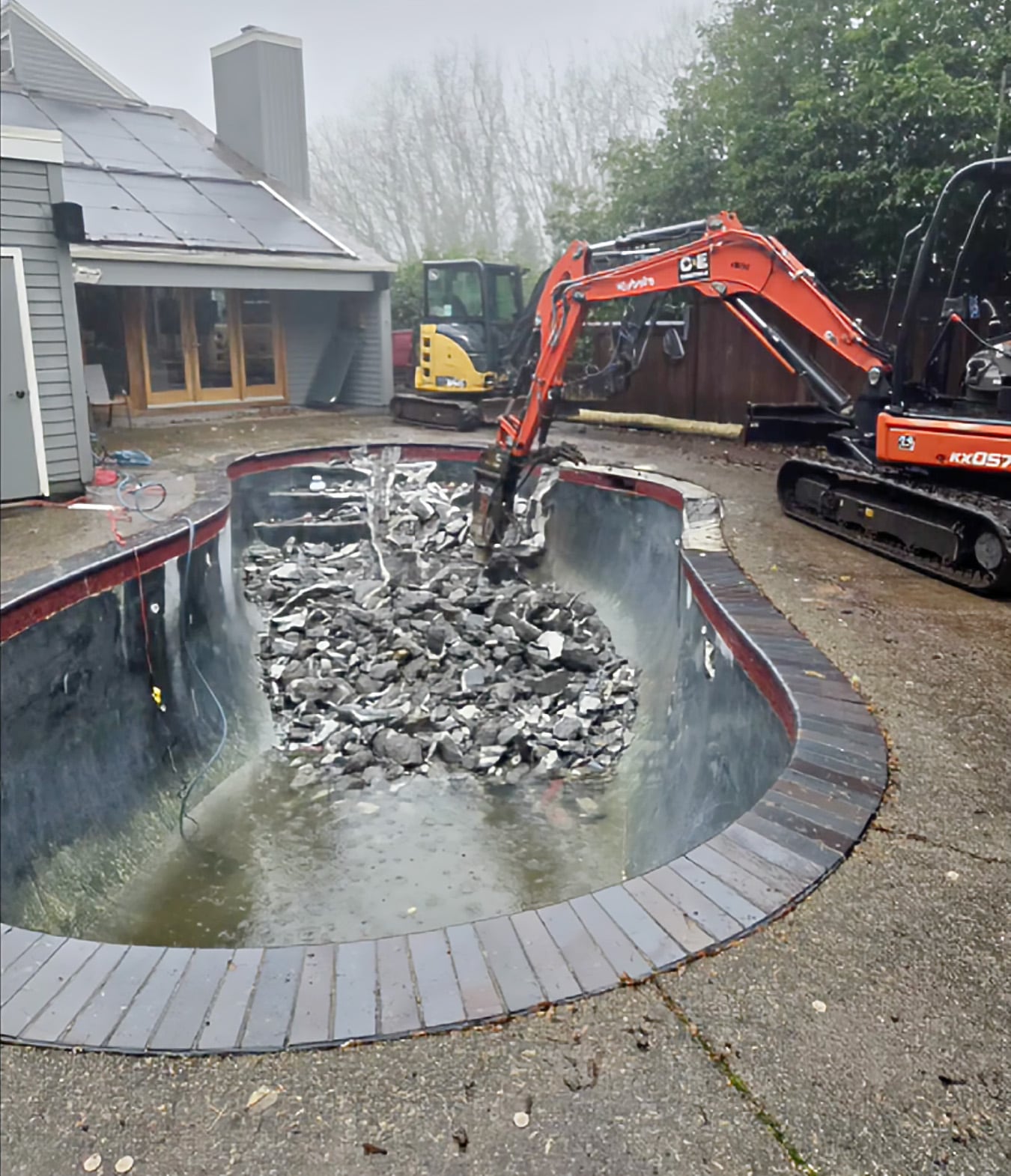 Pool demolition in Clark County, Washington Pool demolition in Clark County, Washington